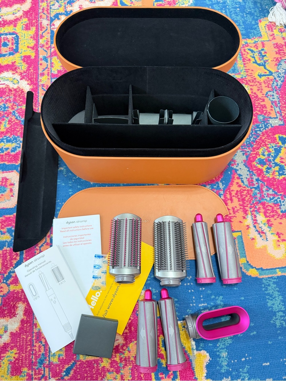 Dyson hair tools case and attachments